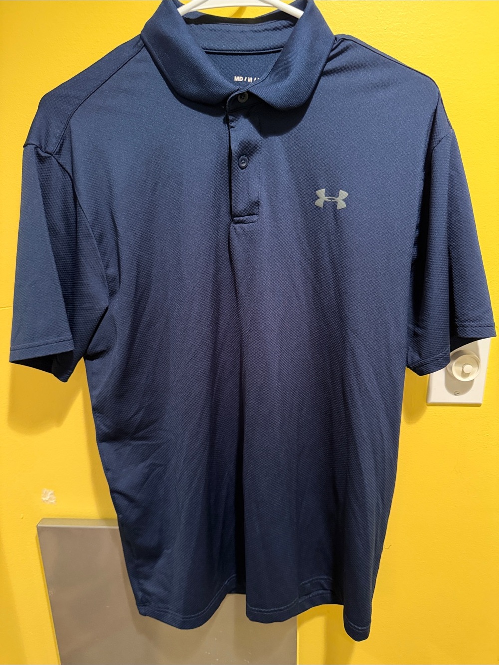 Under Armour Men's Navy Blue Performance Polo size medium
